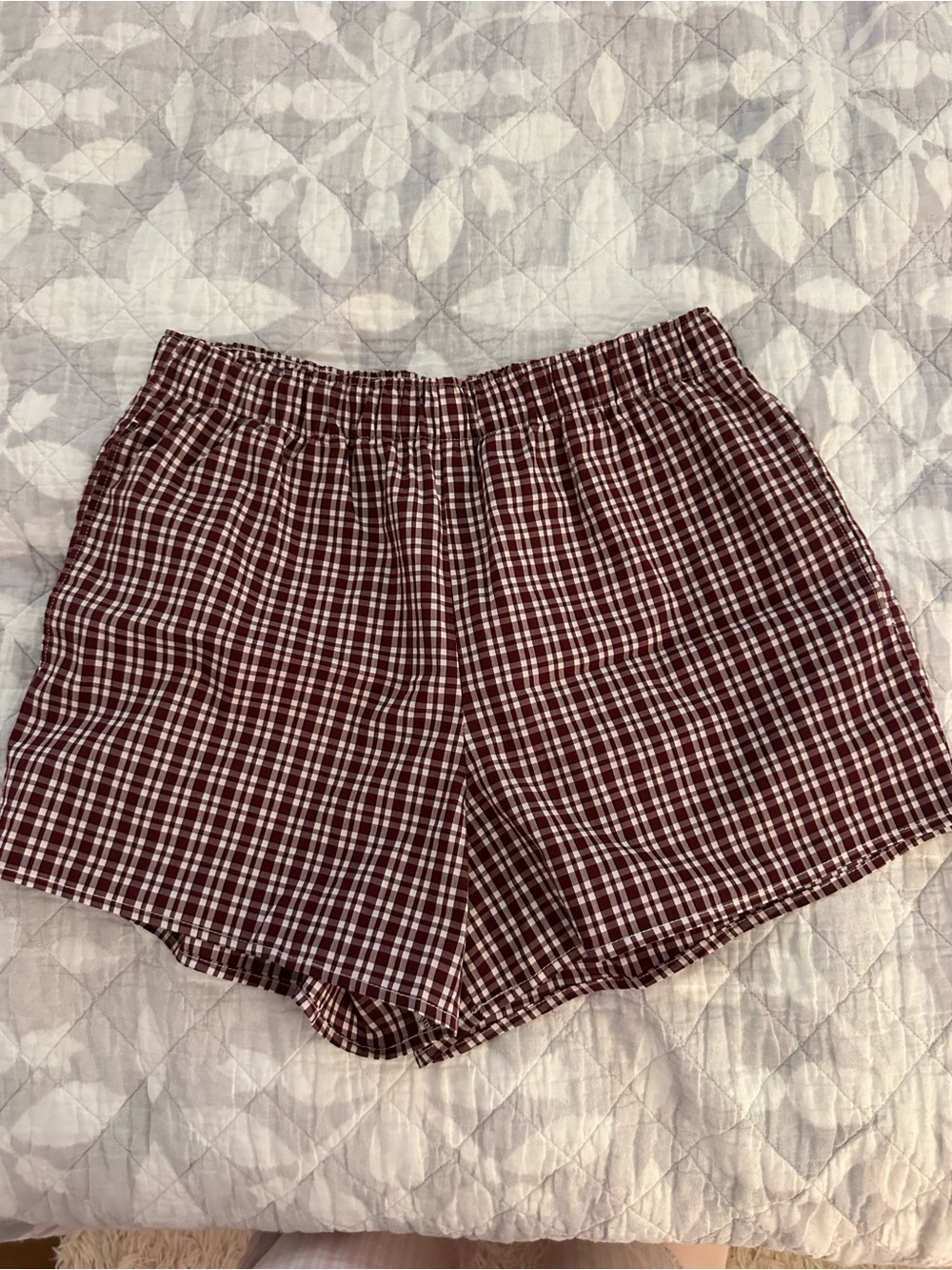 Hollister Plaid Elastic-Waist Shorts for Sleep